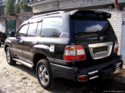 Хром накладка под номер с планкой багажника для Toyota Land Cruiser 100 (98 - 2006)