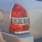 Хром на задние стопы для Hyundai Tucson (2004 - 2014)