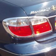Хром на задние фонари для Nissan Maxima QX A33 (2000 - 2005)