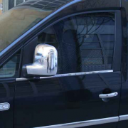 Хром накладки на зеркала (нержавейка турецкая) для Volkswagen Caddy (2004 - 2010)