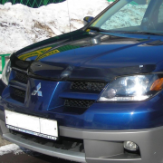 Мухобойка (дефлектор капота) для Mitsubishi Outlander (2003 - 2006)