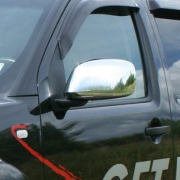 Хром накладки на зеркала для Nissan Navara (2005 - 2014)