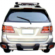 Защита заднего бампера для Toyota Fortuner (2005 - ...)