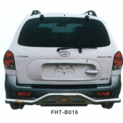 Защита заднего бампера для Hyundai Santa Fe (2002 - 2005)