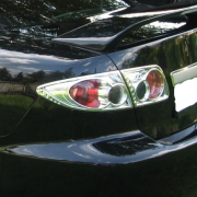 Хром задних фонарей для Mazda 6 (2002 - 2007)