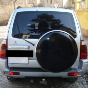 Чехол на запасное колесо для Mitsubishi Pajero 3 (2000 - 2006)