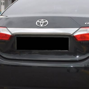 Хром планка над номером для Toyota Corolla (2013 - ...)