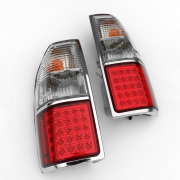 Задние диодные фонари (светлые) для Toyota Prado 90 (1996 - 2002)