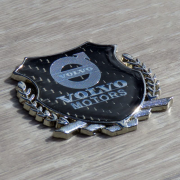 Эмблема герб карбон для Volvo XC90 (2015 - ...)