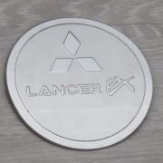 Хромированная накладка на лючок бензобака для Mitsubishi Lancer X (2007 - ...)