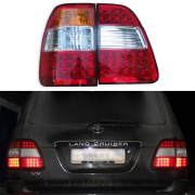 Задние фонари диодные дизайн рейсталинг для Toyota Land Cruiser 100 (98 - 2006)