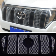 Накладки на решетку радиатора стиль Bentley для Toyota Prado 150 (2018 - ... )