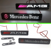Эмблема неон Mercedes, AMG в решетку для Mercedes W210 (1995 - 2002)