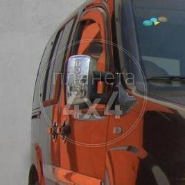 Хром накладки на зеркала Fiat Doblo (2001 - 2009)