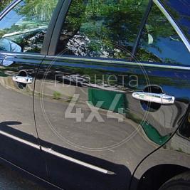Накладки на ручки дверей нержавейка Toyota Camry 40 (2006 - 2011)