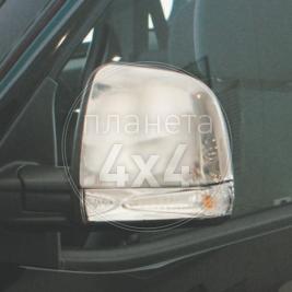 Хром накладки на зеркала Fiat Doblo (2010 - ...)