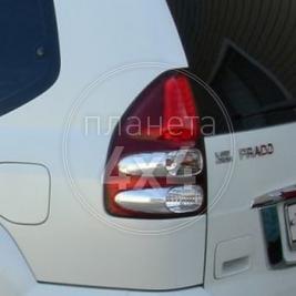 Задние фонари (диодные, светлые) Toyota Prado 120 (2003 - 2008)