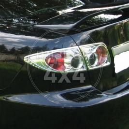 Хром задних фонарей Mazda 6 (2002 - 2007)