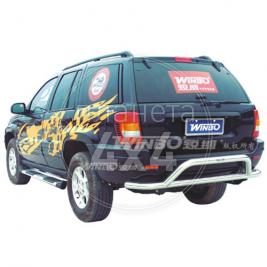 Защита заднего бампера Jeep Grand Cherokee (1999 - 2005)