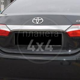 Хром планка над номером Toyota Corolla (2013 - ...)