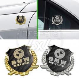 Эмблема герб карбон BMW