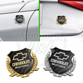 Эмблема герб карбон Chevrolet