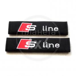Подкладки для ремней безопасности S-Line Audi